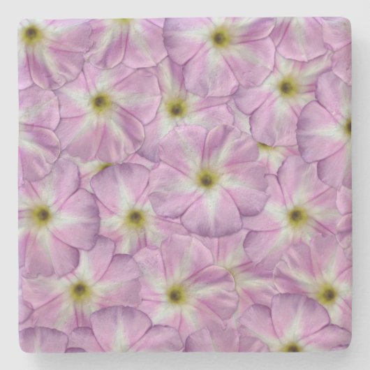 Bindweed Seamless Pattern Stenen Onderzetter (Voorkant)