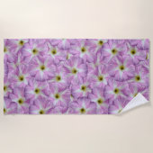 Bindweed Seamless Pattern Strandlaken (Voorkant)