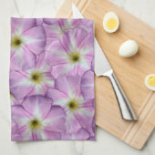 Bindweed Seamless Pattern Theedoek (Quarter Fold)