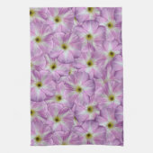 Bindweed Seamless Pattern Theedoek (Verticaal)