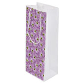 Bindweed Seamless Pattern Wijn Cadeautas (Voorkant Gekanteld)