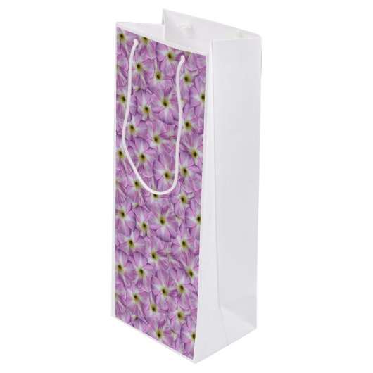 Bindweed Seamless Pattern Wijn Cadeautas (Voorkant Gekanteld)
