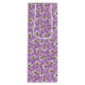 Bindweed Seamless Pattern Wijn Cadeautas (Voorkant)