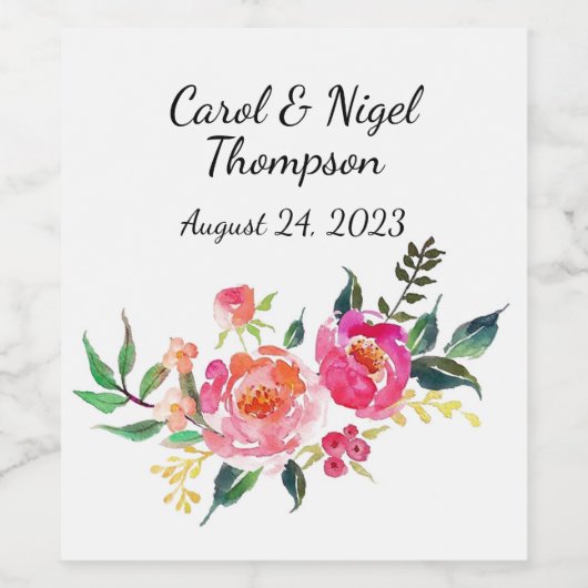 Bindwijn- of drankenetiketten wijn etiket (Enkel label)