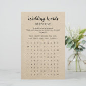 Bindwoorden Zoeklijstspel Kalligrafie Rustisch (Staand voorkant)