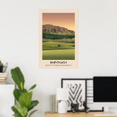Binevenagh AONB Reisposter Poster (Thuiskantoor)
