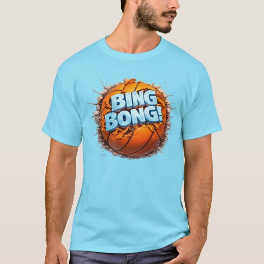 Bing Bong! New York Thing basketbal T-shirt (Voorkant)