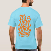 Bing Bong! New York Thing basketbal T-shirt (Achterkant)