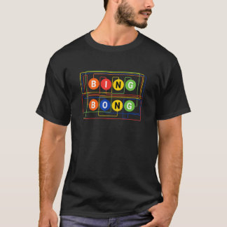 Bing Bong NYC Funny Subway Sound Mannen Vrouwen jo T-shirt