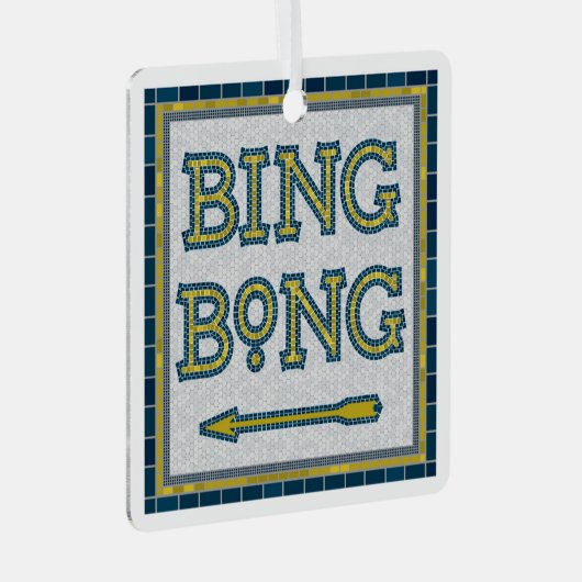 Bing Bong Subway Tile Ornament (Voorkant Rechts)