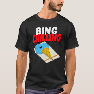 Bing Chilling Ice Cream Meme Smelting Ice Cream Co T-shirt