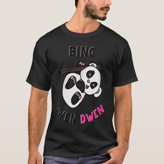 Bing Dwen Dwen Relaxed Fit T-shirt (Voorkant)