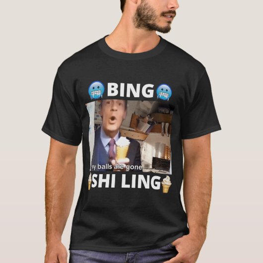 Bing Shi Ling Bing Chilling John Xina Ice Cream Ch T-shirt (Voorkant)