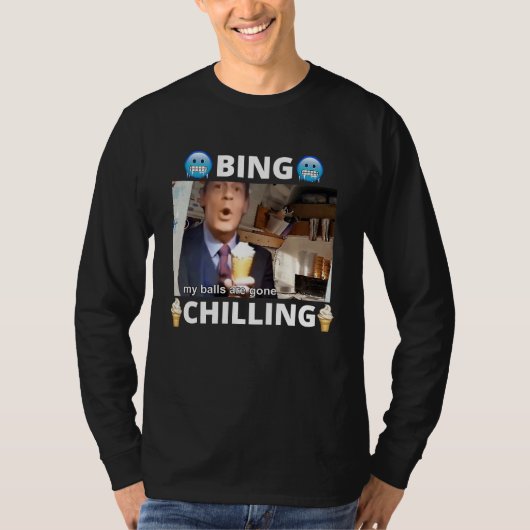 Bing Shi Ling Bing Chilling John Xina Ice Cream Ch T-shirt (Voorkant)