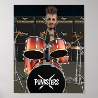 Bing van de Punksters Poster