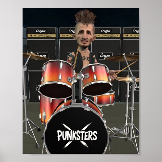 Bing van de Punksters Poster (Voorkant)