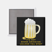 BINGE DRINK MAGNEET (Voorkant / Achterkant)
