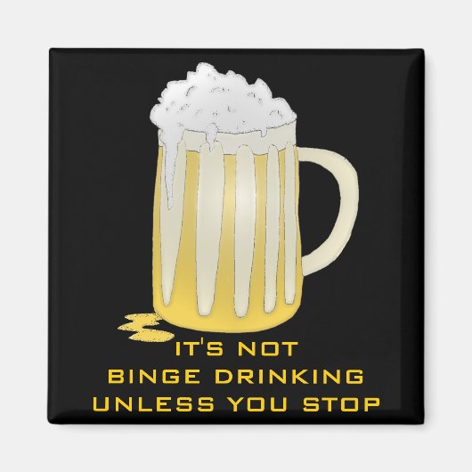 BINGE DRINK MAGNEET (Voorkant)