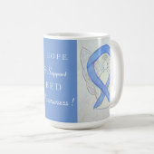 Binge Eetstoornis Bewustmaking Ribbon Angel Mok (Voorkant rechts)