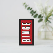 Binge-reeks Flix Contactkaartje (Staand voorkant)