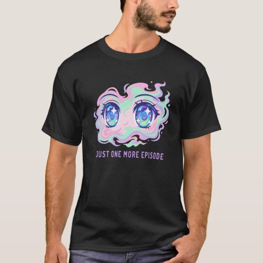 Binge Watcher Kawaii Costume Just One More Episode T-shirt (Voorkant)