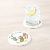 Binge Watcher Zandsteen Onderzetter (Zijkant)