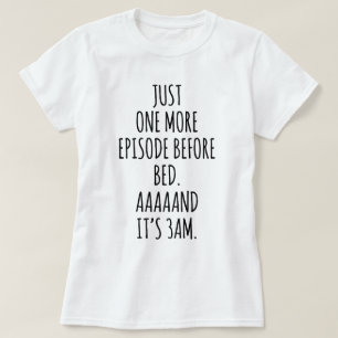 Binge Watching Addict Funny Pajama Shirt