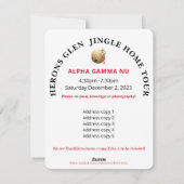 BINGELKAART FEESTDAGENKAART (Achterkant)