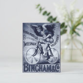 Bingham & Co. Velocipedes Briefkaart (Staand voorkant)