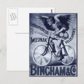 Bingham & Co. Velocipedes Briefkaart (Voorkant / Achterkant)