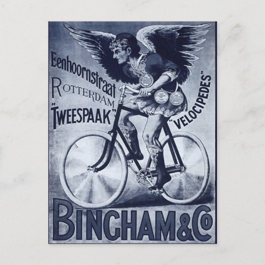 Bingham & Co. Velocipedes Briefkaart (Voorkant)