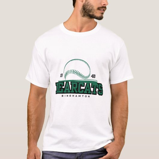 Binghamton Bearcats Baseball Fan Gear T-shirt (Voorkant)