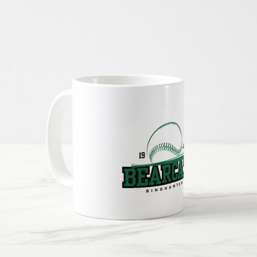 Binghamton Bearcats - Fierce honkbal energie Koffiemok (Voorkant links)