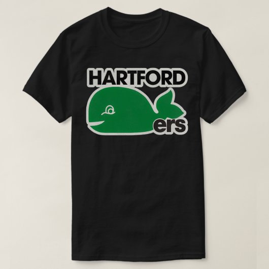 Binghamton Hartford Whalers Retro Defunct Ice Hock T-shirt (Design voorkant)