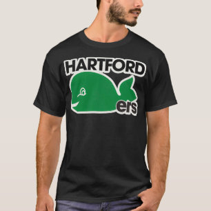Binghamton Hartford Whalers Retro Defunct Ice Hock T-shirt