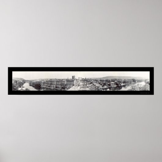 Binghamton, New York Foto 1909 Poster (Voorkant)