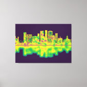 Binghamton New York Skyline Canvas Afdruk (Voorkant)