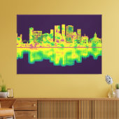 Binghamton New York Skyline Canvas Afdruk (Insitu (Woonkamer))