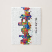 Binghamton New York Skyline Legpuzzel (Verticaal)