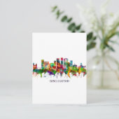 Binghamton New York Skyline Uitnodiging Briefkaart (Staand voorkant)