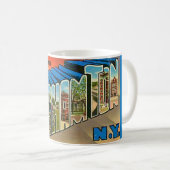 Binghamton NY Vintage Ansichtkaart Mok (Voorkant rechts)