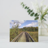 Binghamton University Natuur Preserve Briefkaart (Staand voorkant)