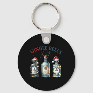 Bingle Bellen Grappige Gin Gin Bellen Kerstboom Me Sleutelhanger
