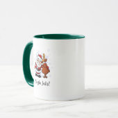 Bingle Jells Sinterklaas & Rudolph Kerst Koffiemok Mok (Voorkant links)