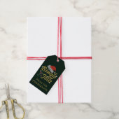 Bingle Jells Tipsy Kerstmis Cadeaulabel (Met Touw)