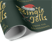 Bingle Jells Tipsy Kerstmis Cadeaupapier (Rol Hoek)