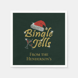 Bingle Jells Tipsy Kerstmis Servet