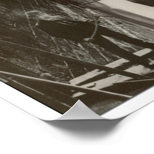 Bingley Five Rise Staircase Locks Poster (Hoek)