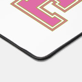 Bingo 21ste Verjaardag Schattige Roze en Wit Bureaumat (Hoek)