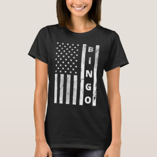 Bingo Amerikaanse vlag Gambling Casino Bingo 2 T-shirt